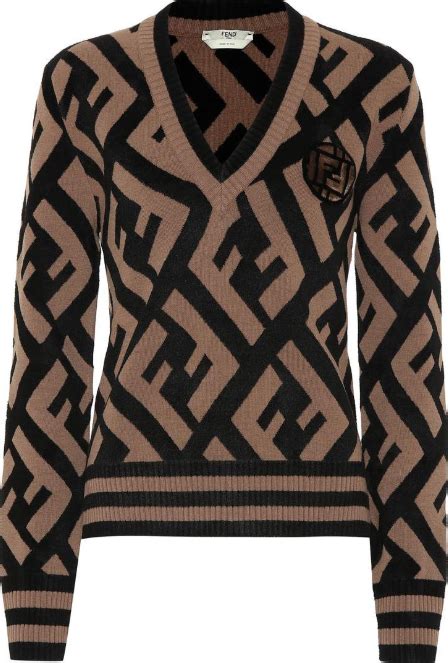 fendi logo sweater replica|fendi jumper women's.